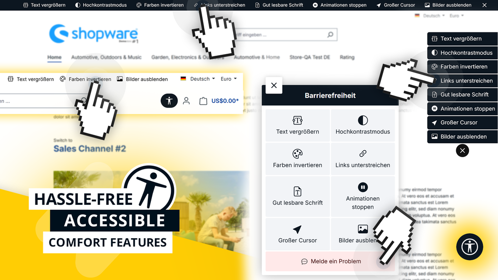 Accessibility Toolbar – preview