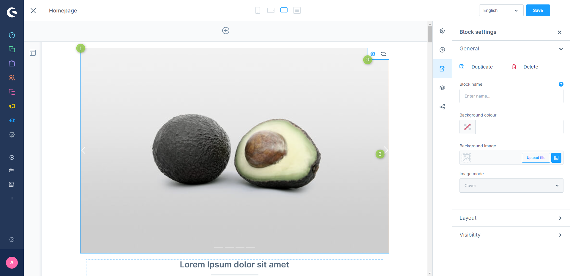 ThemeWare® "Image-Slide" konfigurieren