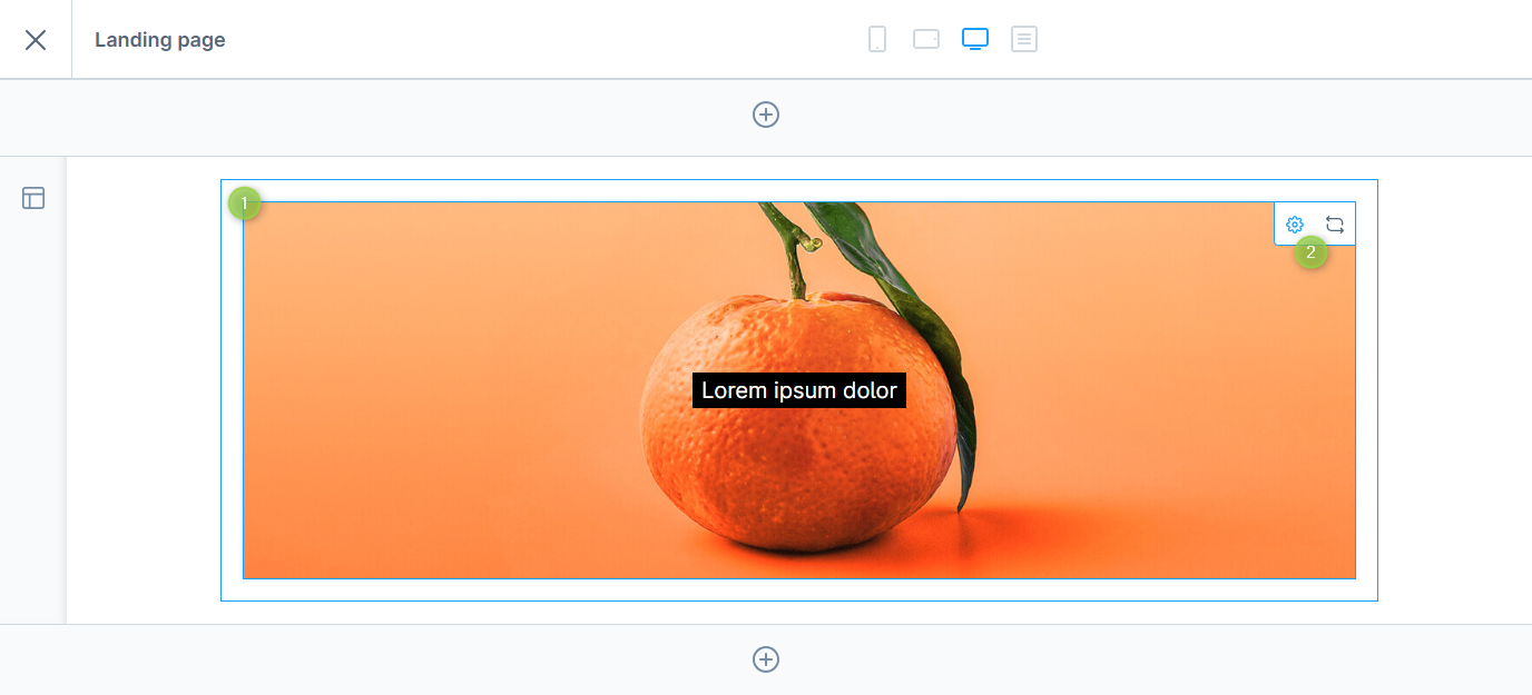 ThemeWare® "Text-Teaser (verziert)" konfigurieren