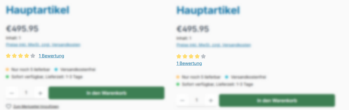 untereinander | nebeneinander
