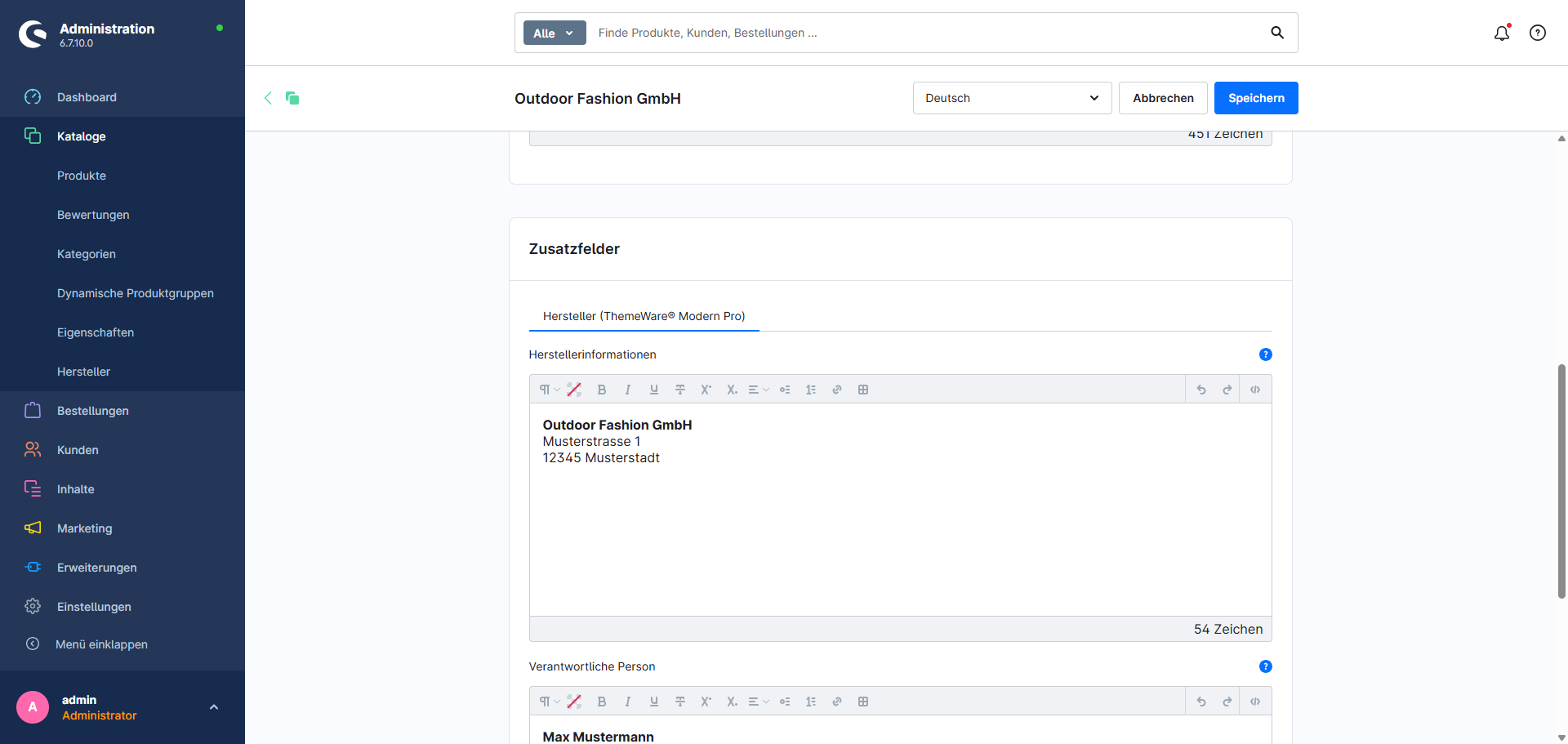 GPSR-Informationen auf Produktseiten, Abbildung 4