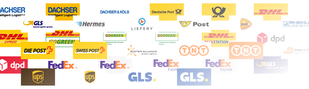 ThemeWare® Versandarten-Logos