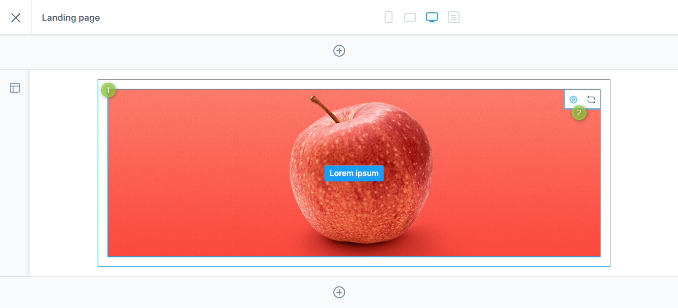 Configuring the ThemeWare® "Button teaser"