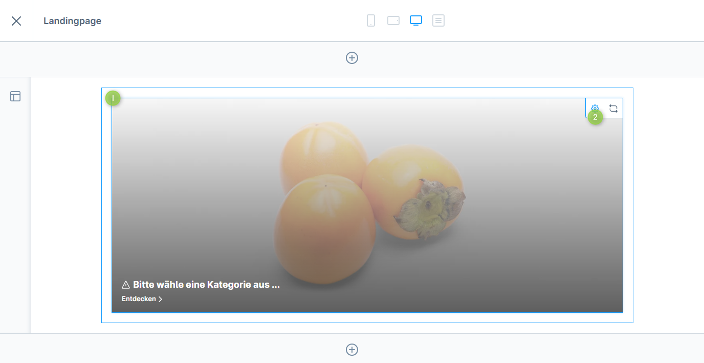 Configuring the ThemeWare® "Category teaser (Advanced)"