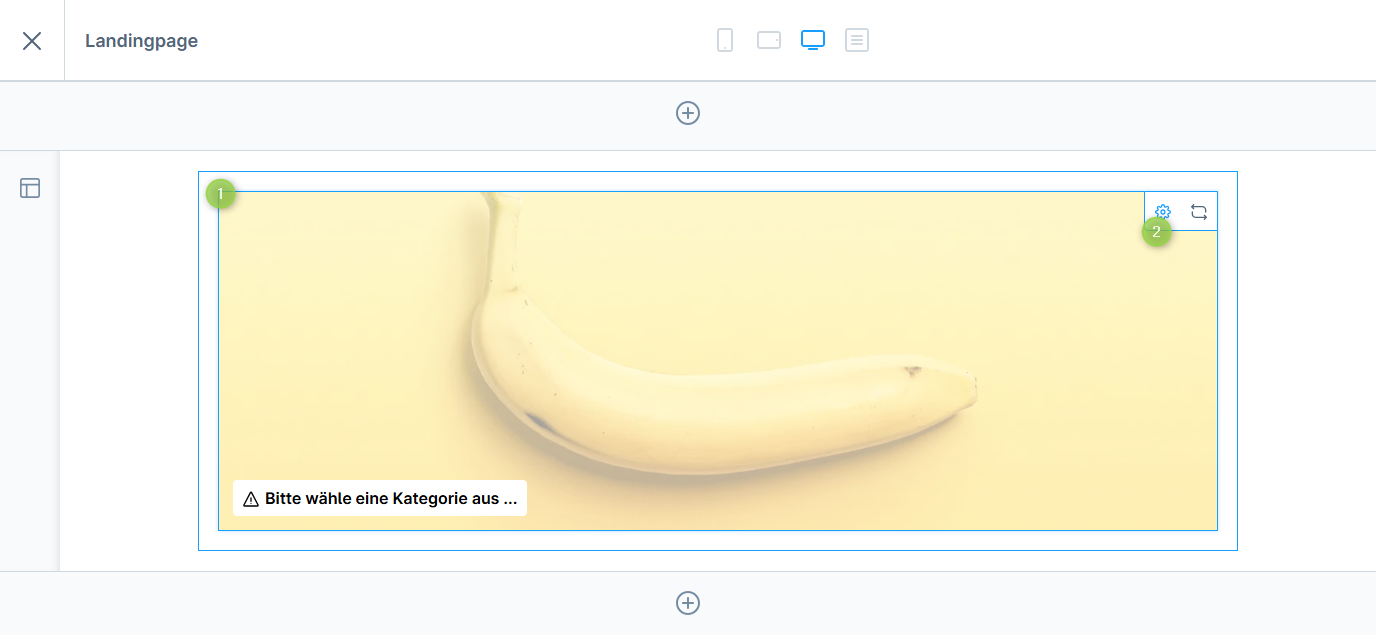 Configuring the ThemeWare® "Category teaser (Modern)"