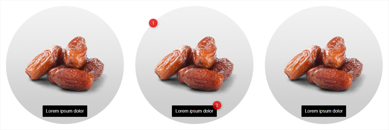 Elements of the "Round teaser"