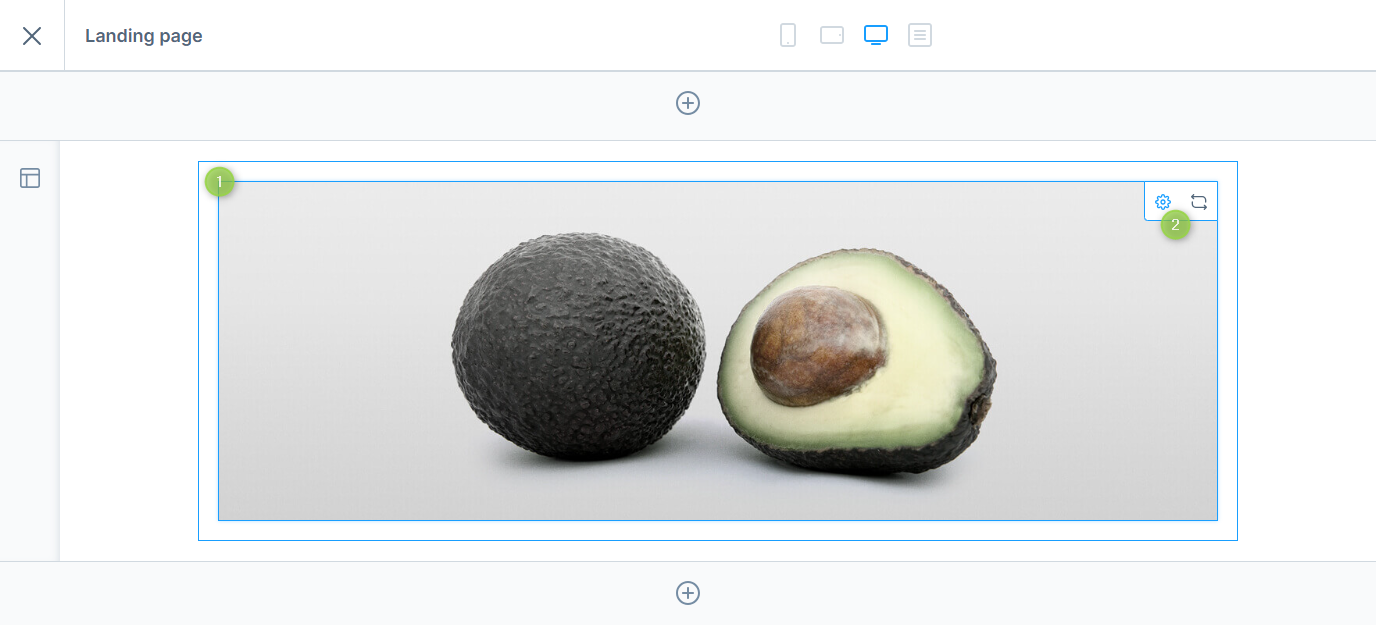 Configuring the ThemeWare® "Image teaser"