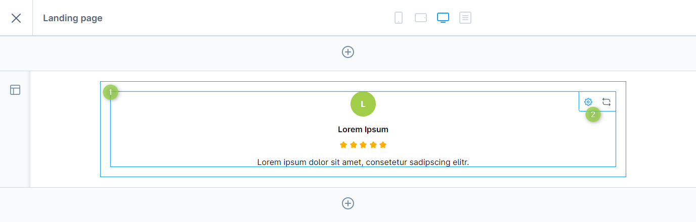Configuring the ThemeWare® "Testimonial"