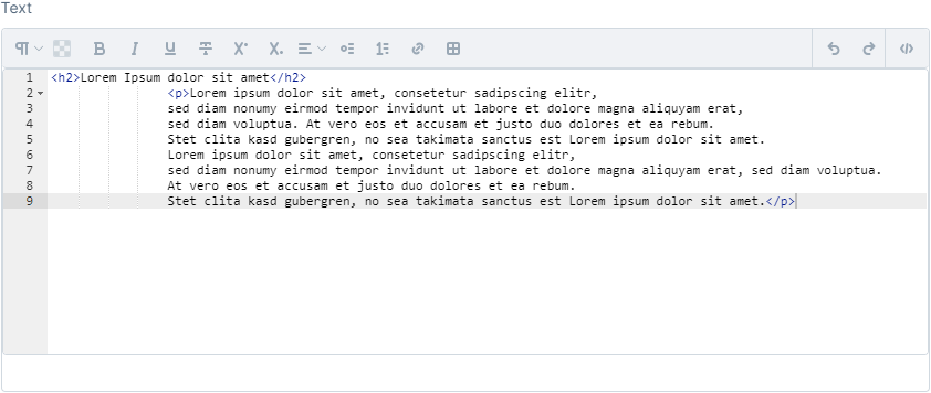 HTML-Modus