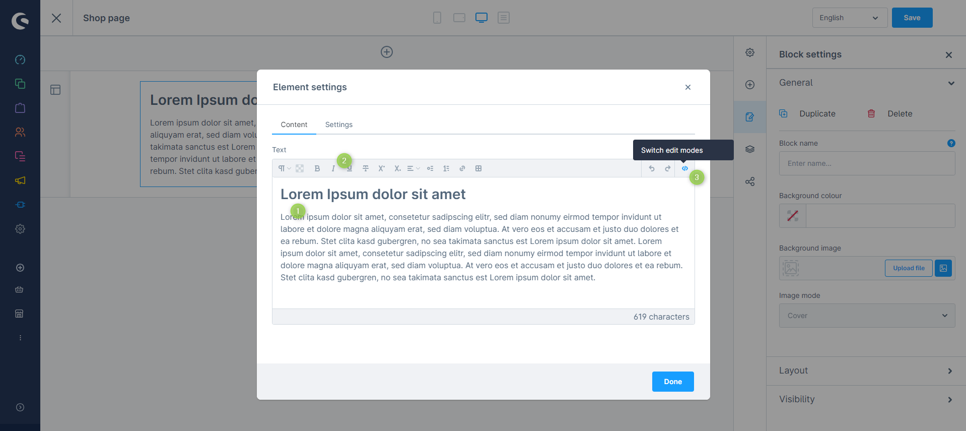 WYSIWYG-Editor
