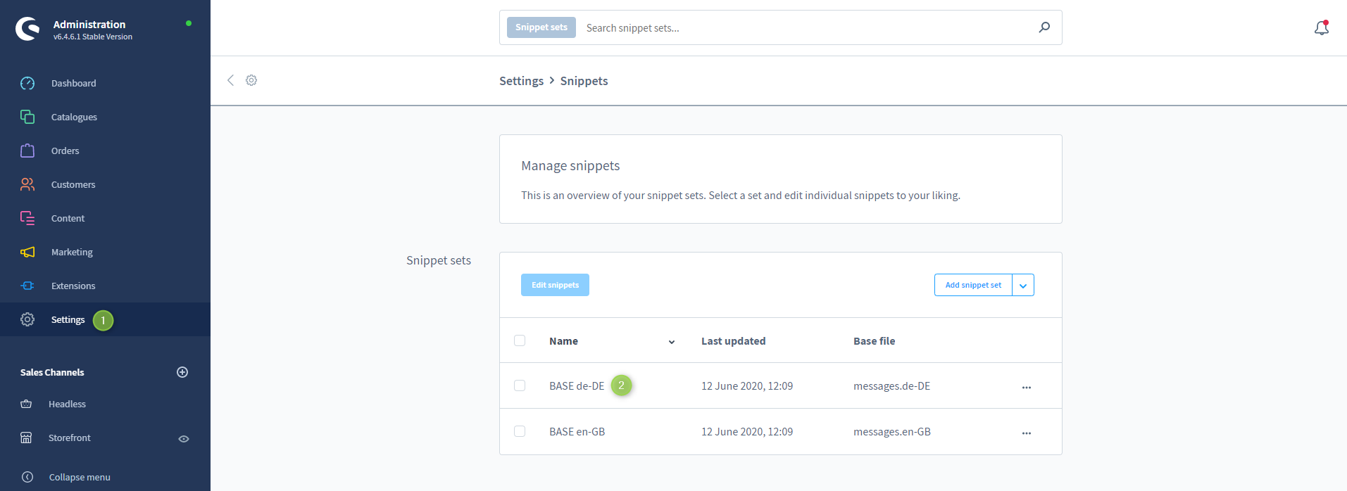 Shopware Textbaustein-Verwaltung