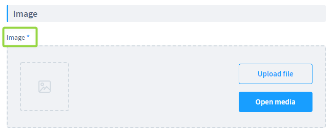 Konfiguration erforderlich. Bitte fülle alle Elemente mit Daten., Abbildung 2