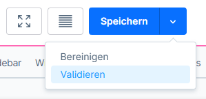 Theme-Konfiguration validieren, Abbildung 1