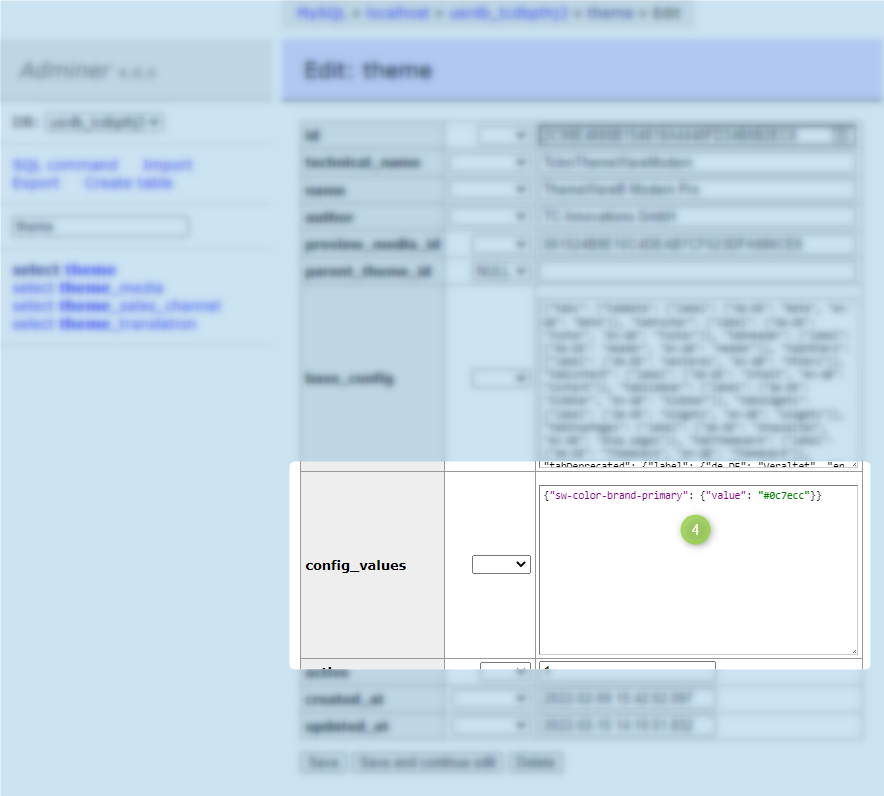 Backup der ThemeWare® Konfiguration, Abbildung 2