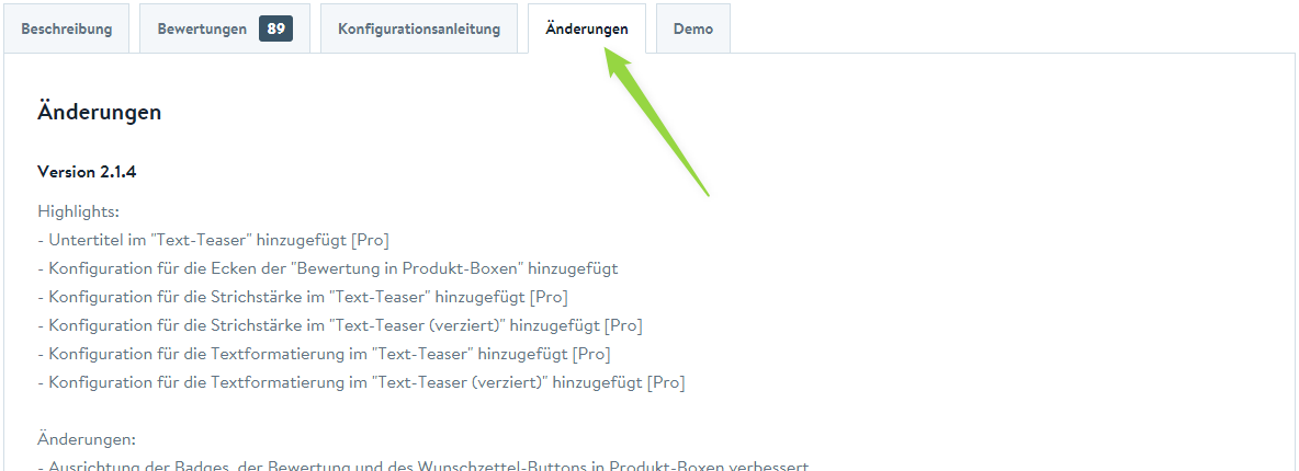 Updates und Neuigkeiten, Abbildung 1