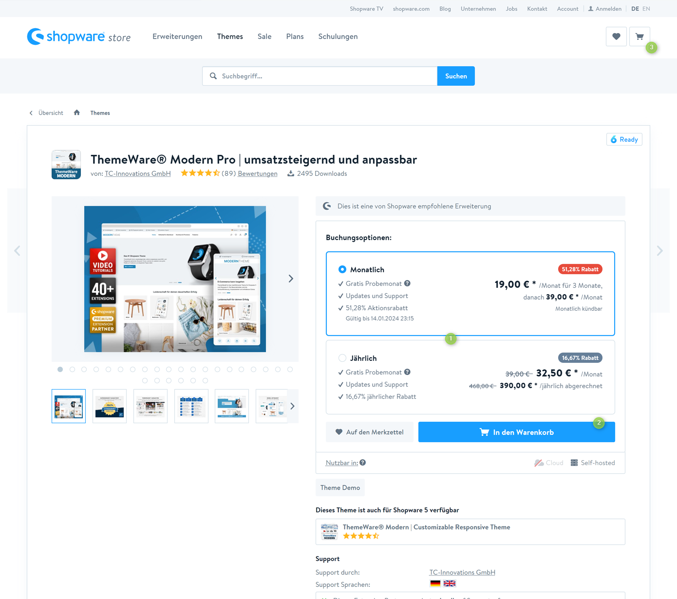 ThemeWare® Modern Pro