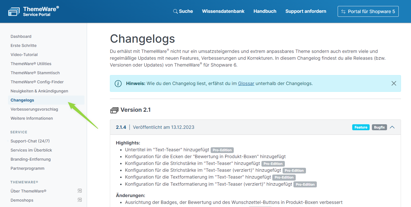 Updates und Neuigkeiten, Abbildung 2