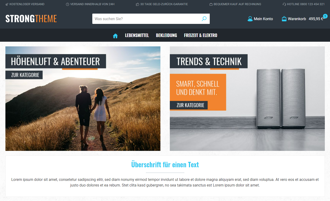 ThemeWare® Strong - Blau