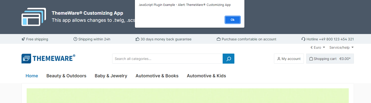 ThemeWare® Customizing App