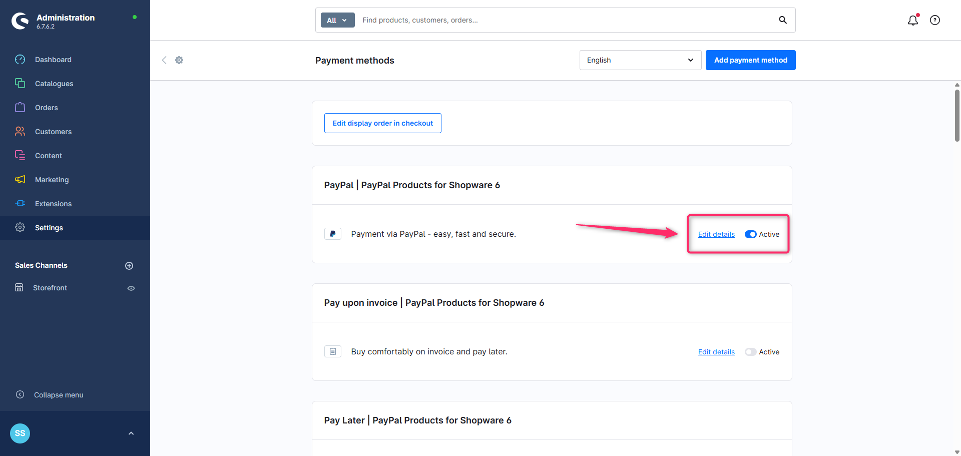 Payment methods, figure 2