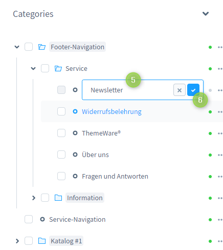 Linking shop pages in the storefront, figure 3