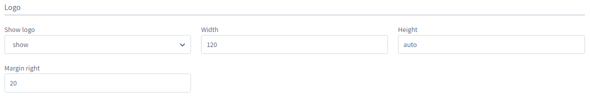 Configuring the logo, figure 1