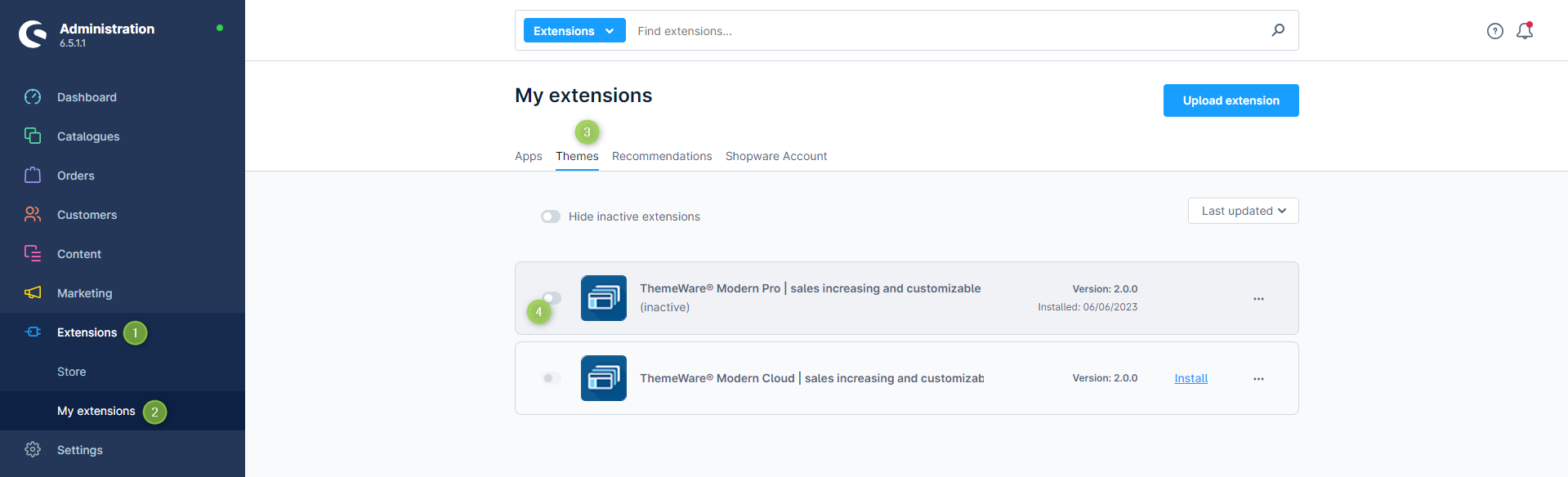 Activating ThemeWare®