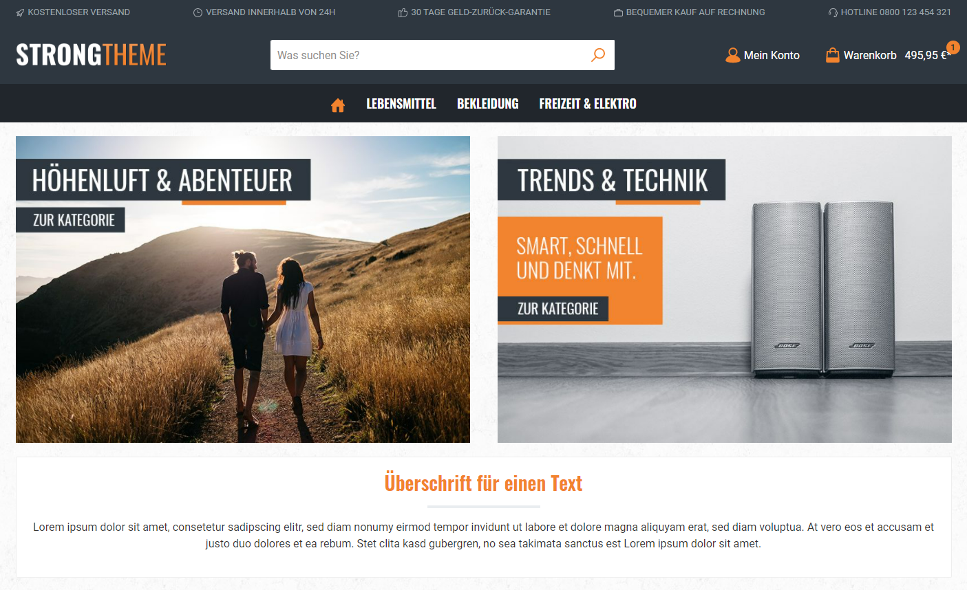 ThemeWare® Strong - orange