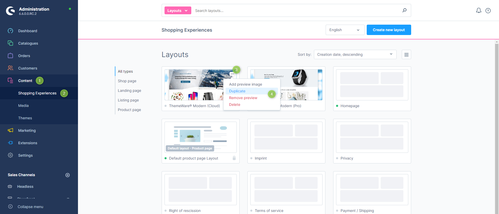 Shopping Experience management